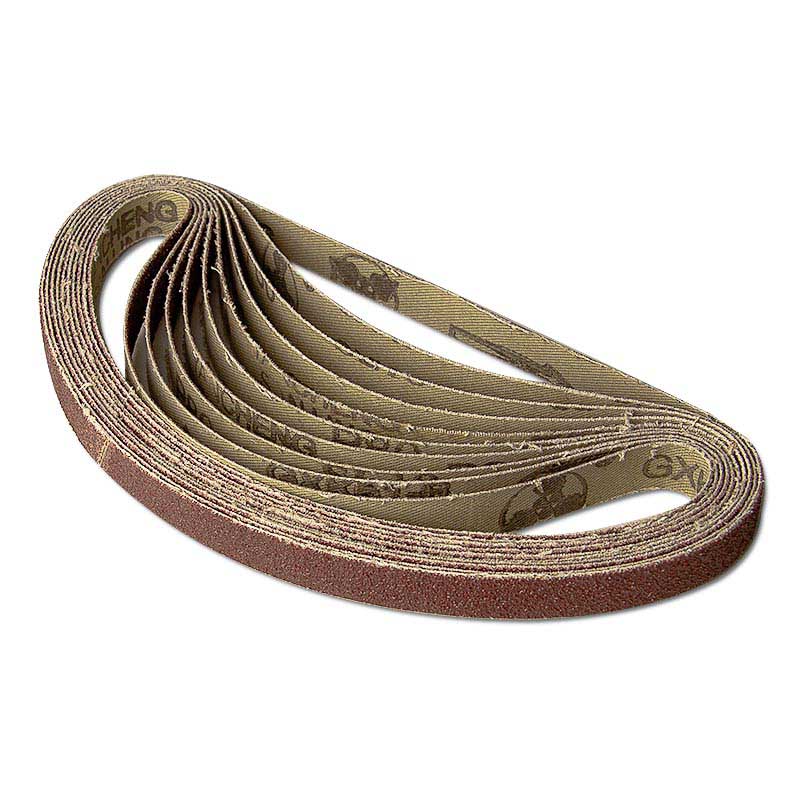 

10 Pieces Sanding Belt 13X457mm ( 1/2"x18" ) Sander Grinding Polishing Tools Sand Band with Grit 40 60 80 120 180 240