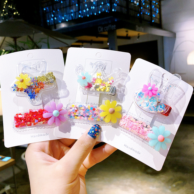 

Children's Hair Clip Hair Accessories Wholesale Hairpin BB Clip Girl's Headdress Ins Celebrity Inspired