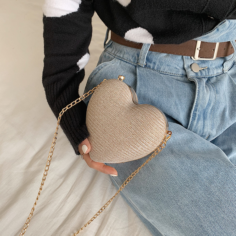 

2020 New Women's Dinner Bag Fashionable Lady Clutch Bag Korean Sweet Lady Dinner, Black