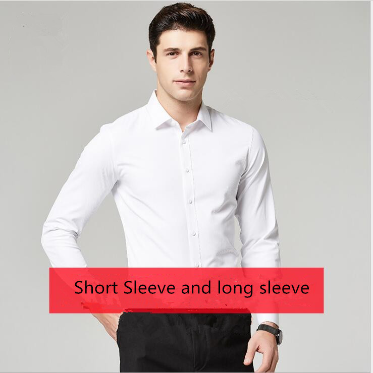 

2019 New Style Top Quality White Men's Wedding Apparel Groom Wear Shirts man shirt clothing Groom Shirts, Blue