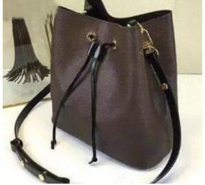 

Women's Fashion designer Bucket Bag High Quality pu Leather Shoulder Bag Classic Design Crossbody Bags Lady Handbags Drawstring l4478, Red