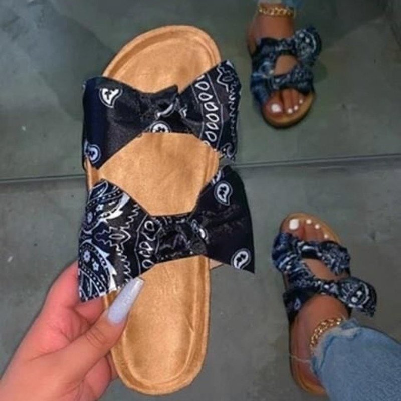 

Summer Sandals Women 2020 Shoes Woman Cork Sandals Flat Shoes Ladies Fashion Beach Sandles Women Sandalias Mujer, Black