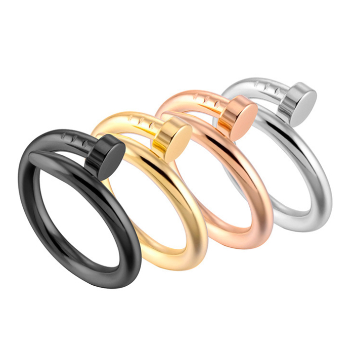 

love screw ring mens rings luxury designer jewelry women Titanium steel Alloy Gold-Plated Gold Silver Rose Never fade Not allergic no box