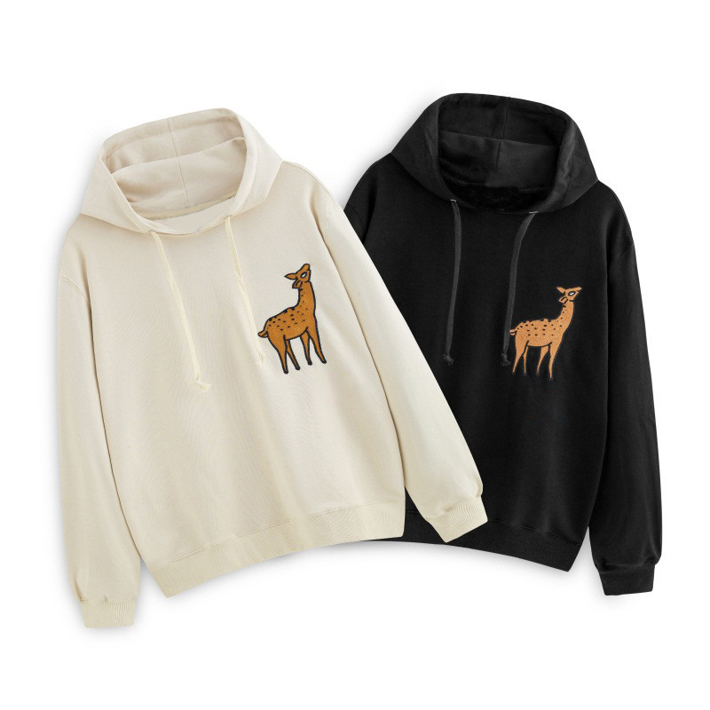 

Famous Sweatshirts Fashion Trend Print High Quality Men Women Hoodies Couples Hoodies Long Sleeve 2 Colors, White