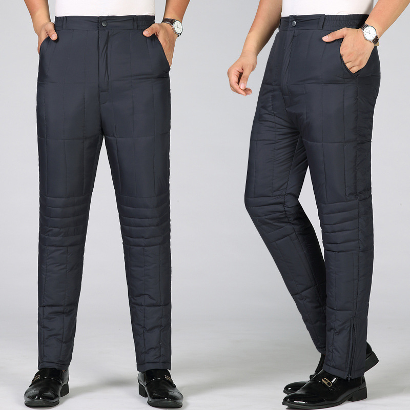

2020 Men's down Cotton-Padded Trousers Men's Padded Winter Cotton-Padded Trousers, Blue