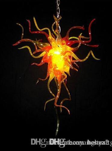 

Fancy LED Blown Glass Lighting Modern Gold Murano Glass LED Decorative Hanging Cheap Chandelier