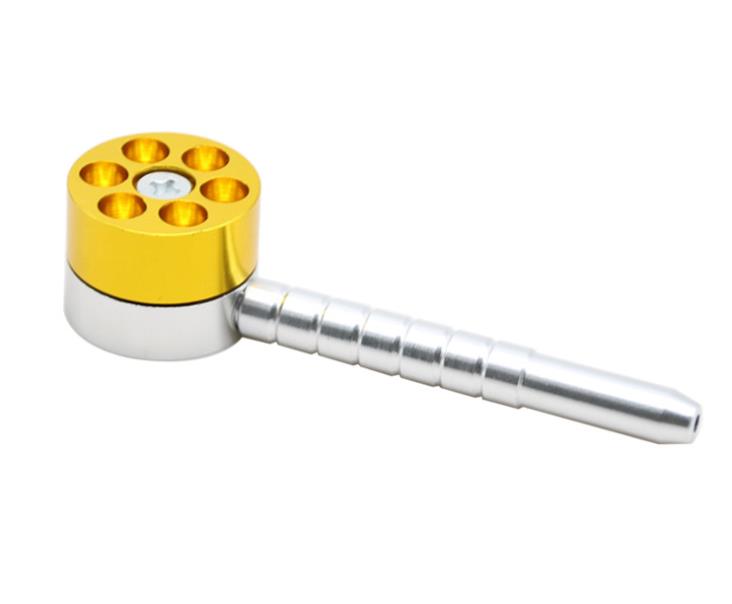 

New Six Confucius Bullet Metal Pipe with Removable Straight Bar