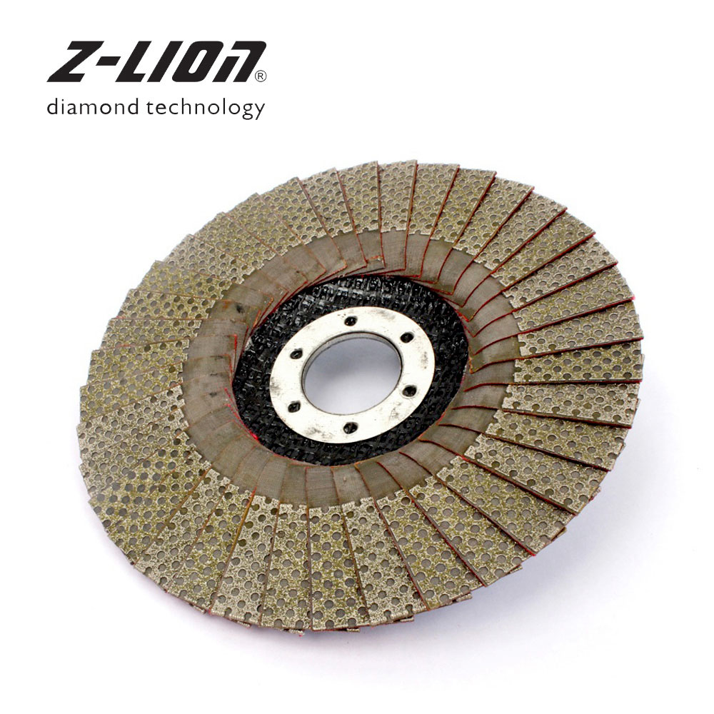 

Z-LION 5 Inch 1pc 60/100/200/400 Grit Grinding Wheels 125mm Flap Sanding Abrasive Disc For Angle Grinder Diamond Sanding Pad