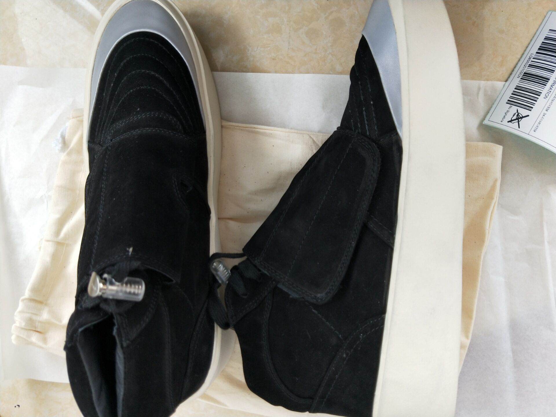 

2020 New Fashion Low Boots FEAR GOD Designer Military Suede Fog Nubuck Boot Sneakers Jerry Lorenzo Kanye Black gray Shoes for Sale