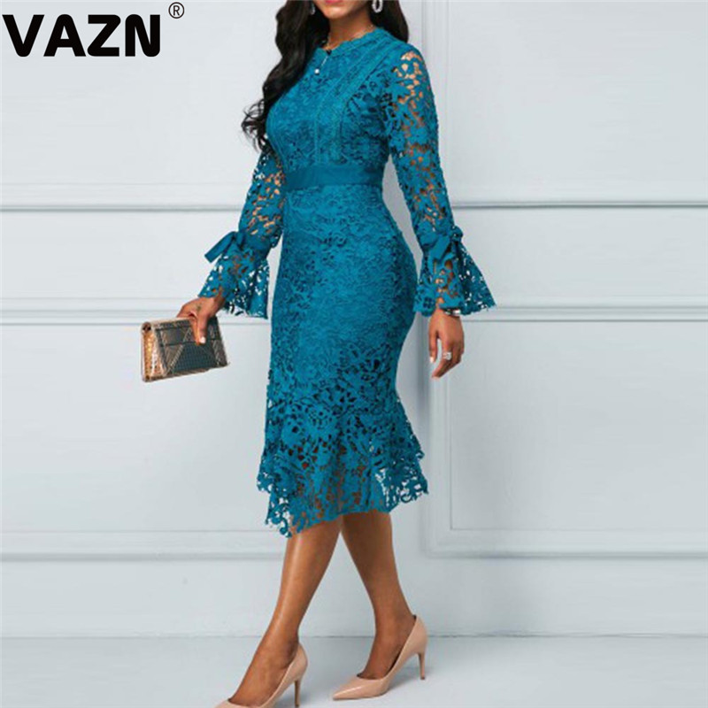 mermaid style midi dress