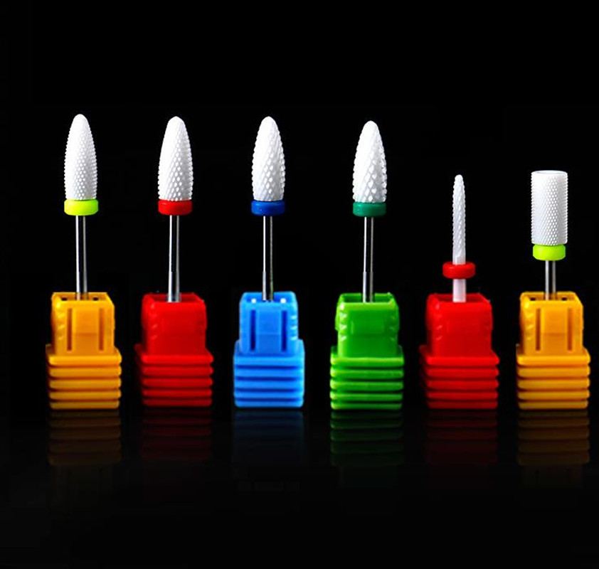 

1pcs Nail Polish Griding Head Manicure Machine Tool for Clean Cuticle 2.35mm Nail Drill Bit For Pedicure Machine Electric Bits