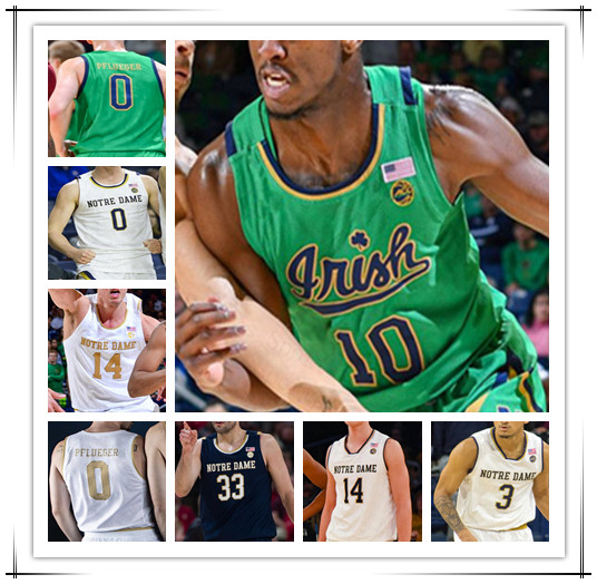 

Custom 2021 ND College Basketball Jersey John Mooney T.J. Gibbs Prentiss Hubb Dane Goodwin Juwan Durham Nate Laszewski Pflueger Carmody, White