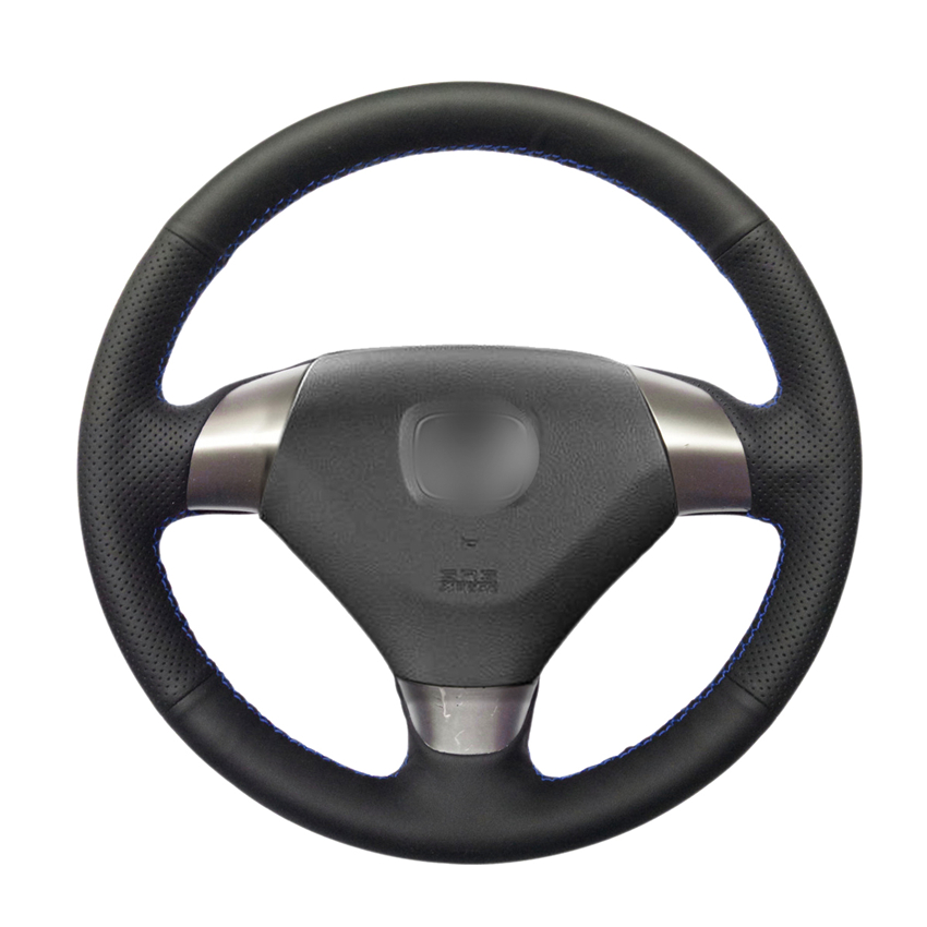 

Hand-stitched PU Artificial Leather Car Steering Wheel Cover for Honda Accord 7 Coupe 2003 2004 2005 2006 2007 (3-Spoke)