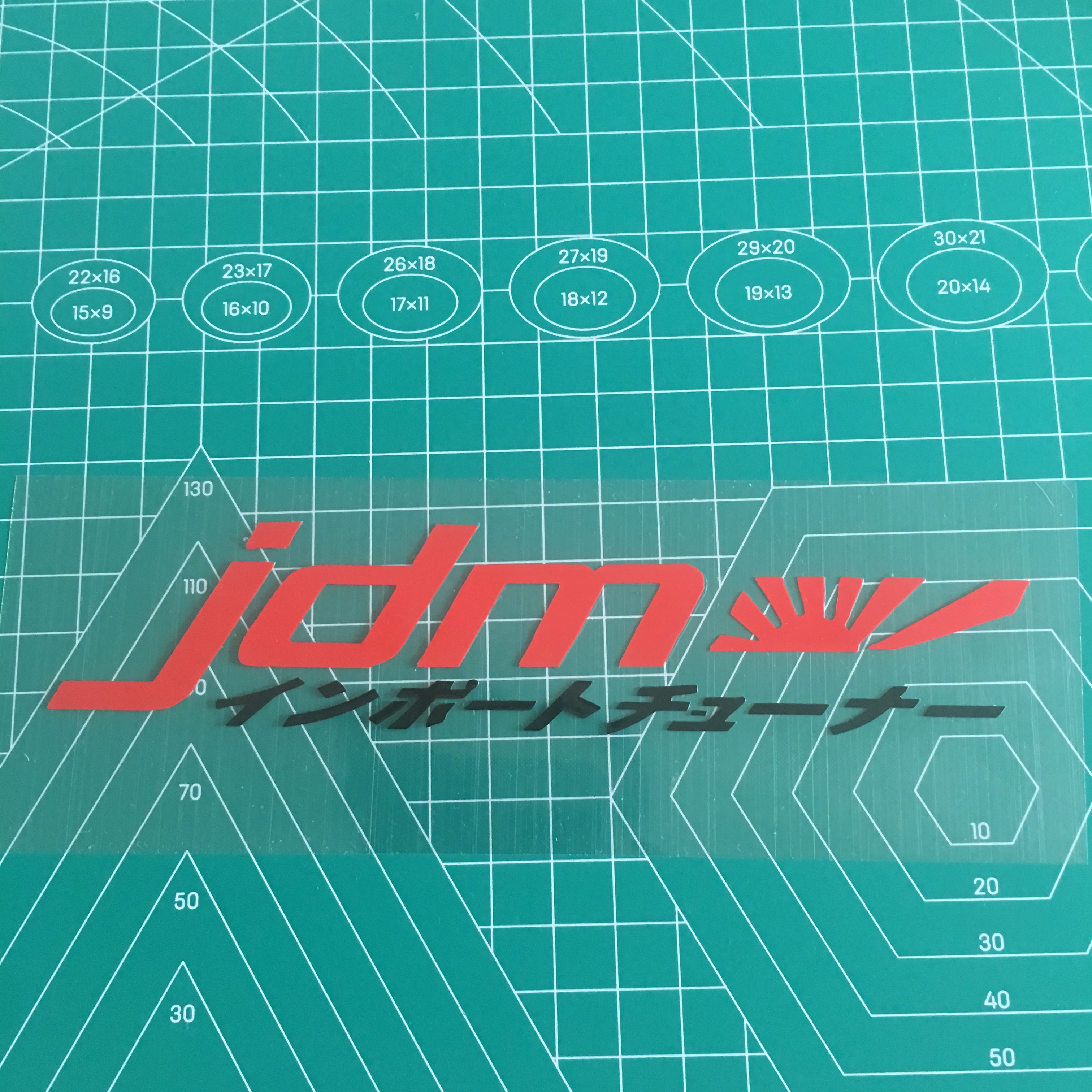 

JDM japanense fashion classical style car bumper sticker laptop sticker CA-211