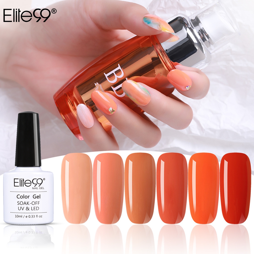 

Elite99 Long Lasting Begonia Series Gel Polish Soak Off Primer UV Lamp Pure Nail Varnish Gel Nail Polish Art Manicure 10ML, 5403