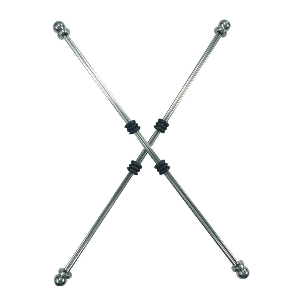 New Stainless Steel Adjustable Flexible Torture Play Clamp Nipple Clips ...