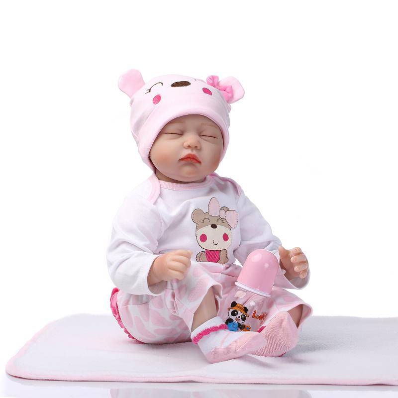 Coccodrillo Cartone Animato Bambola Vestiti Set per Rinato Baby Tuta 3pcs per 17 Pollice Panno