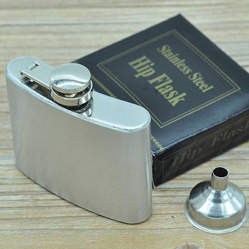 

4oz 5oz 6oz 7oz 8oz 10oz Stainless Steel Hip Flasks Portable Outdoor Flagon Wine Pot Bottles With funnel