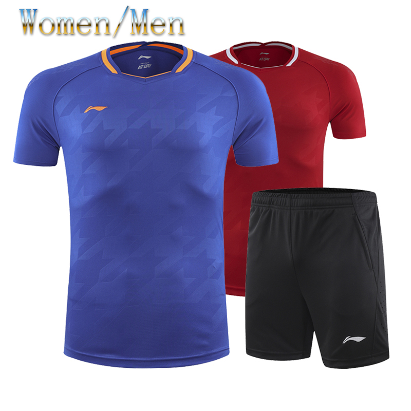 New Men's tennis/badminton Clothes Sleeveless T shirts+shorts