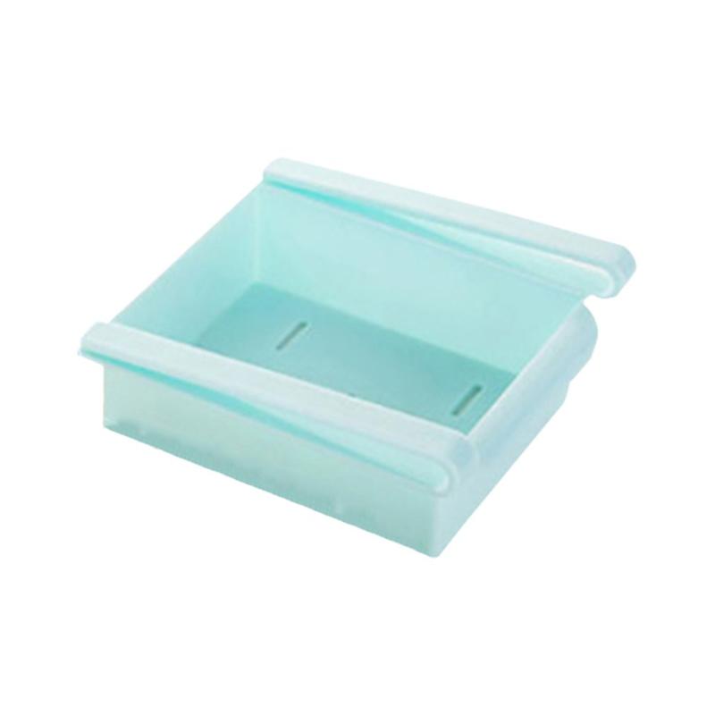 

Creative Multi-purpose Refrigerator Kitchen Storage Rack Drawer Partition Shelf Durable Portable ABS Material
