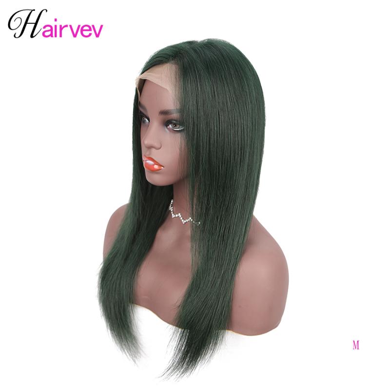 

Hairvev Straight 13*4 Lace Front Human Hair Wigs With Baby Hair Remy Brazilian 150% Density Lace Front Wigs For Black Women, Smoke purple