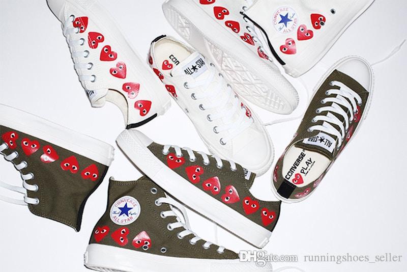 converse cdg homme violet