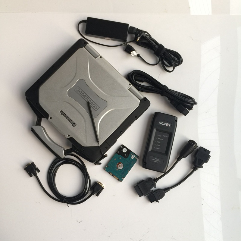 Vcads for volvo Truck Diagnostic Tool Pro Latest Installed in Laptop CF30 Ram 4g Touch Screen Ready To Use 2 Years Warranty-image-754154955