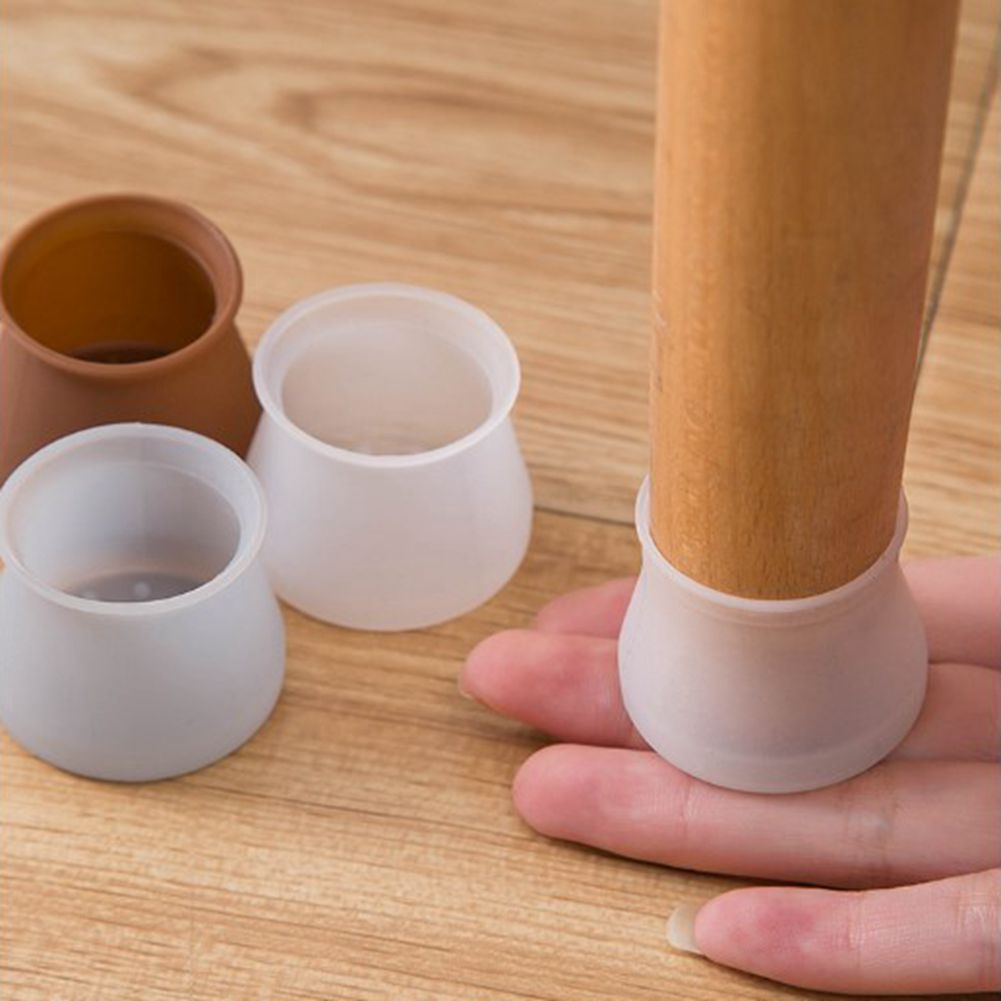 4 Stück Möbel Stuhl Gummifuß Abdeckung Tischbein Fussabdeckung Beschuetzer Pads