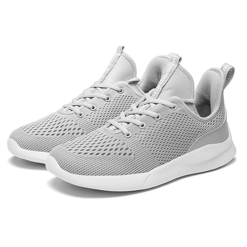 

Unisex Running Shoes for men women Black White Grey Mesh Breathable Sports Sneakers Mens Trainers Homemade brand Made in China size 39-44