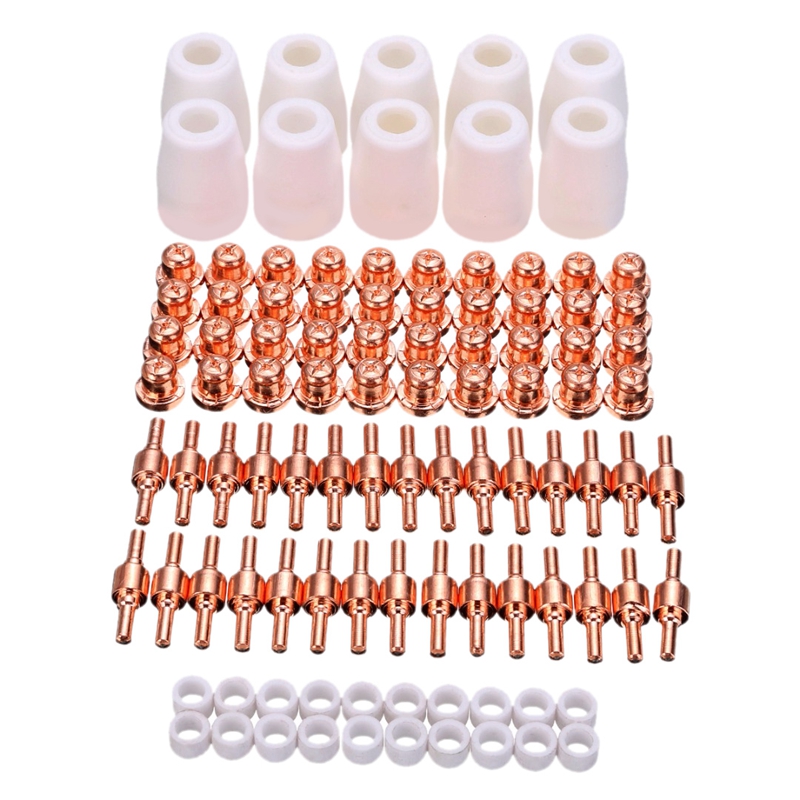85pcs Luft-Plasmaschneider Schneiden Verbrauchsmaterialien Verschleißteile