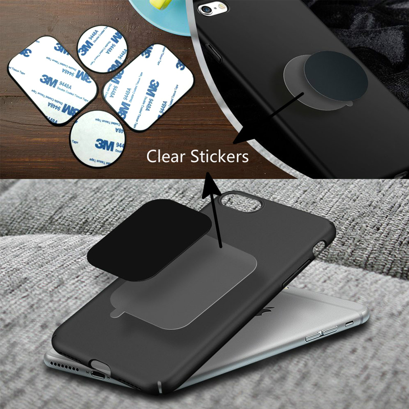 Phone Holder Metal Plate Replacement Kits With 3m Adhensive For