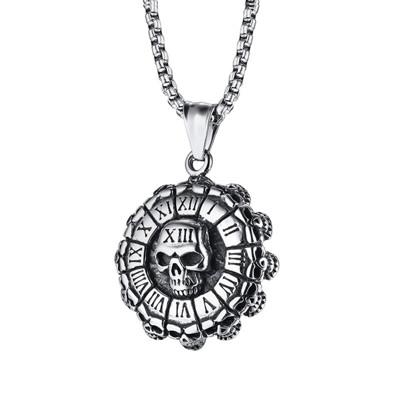 mens roman numeral necklace