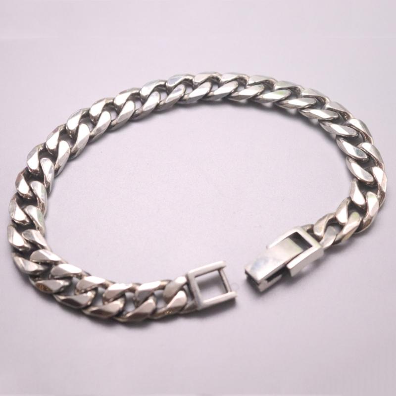 

Other Bracelets Pure 925 Sterling Silver Bracelet 8mm Curb Link Chain 7.87" L