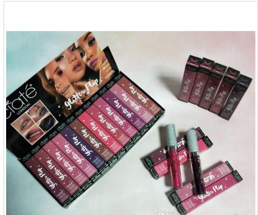 

CIATE LONDON Liquid Lipstick Makeup Glitter Flip Transforming 12 colors ciate lip gloss Cosmetics sexy lips Waterproof Metal 1 SET =12PCS