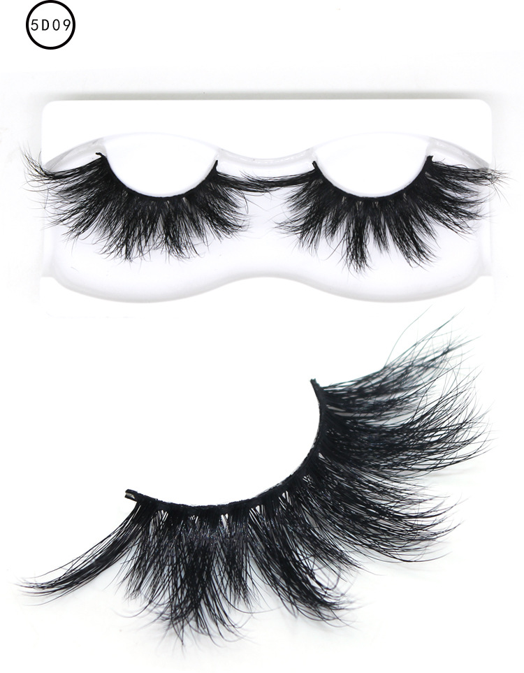 

Fashion 5D mink lashes 25mm super long false eyelashes thick natural look soft & vivid fake lashes extensions 17 styles available DHL Free