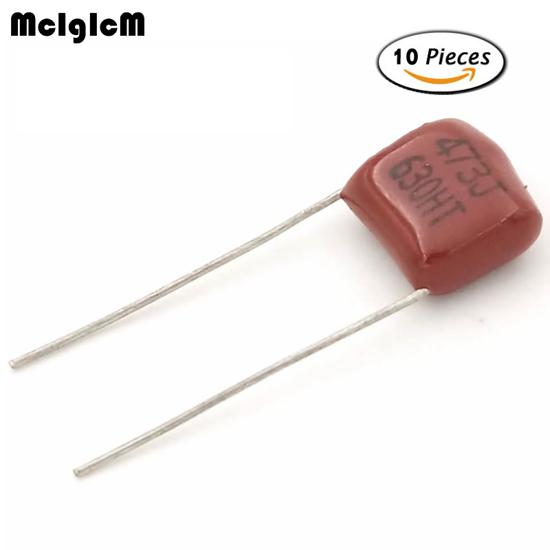 5 pcs Polypropylene Safety Capacitor 224K 275V 0.22UF 220NF Pitch 10mm