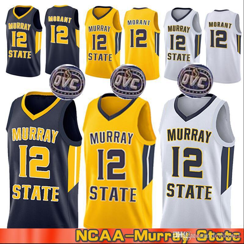 

Ja Morant Murray State Racers University 1 Zion Williamson 12 Ja Morant College Basketball Jersey Mens Stitched Basketball Jerseys, As show