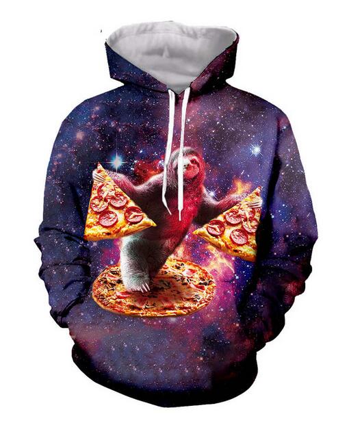 

Mens Designer Hoodies for Women Men Couples Sweatshirt Lovers 3d Space Sloth Hoodies Coats Hooded Pullovers Tees Clothing R175, As shown