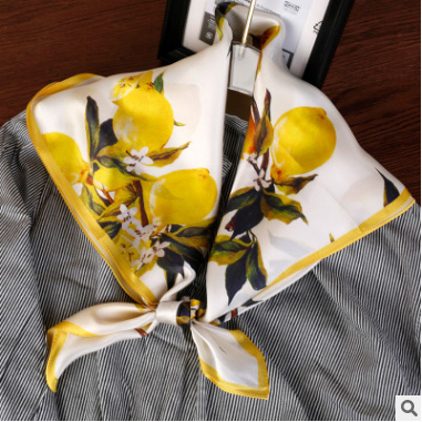 

High Quality Pure Silk Scarves For Women Luxury Designer Silk Scarfs and Shawls Wraps Hijabs Head Scarf Headband Multi Function Neckchief Ne