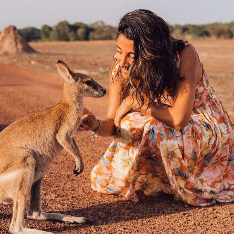 

Summer Women Sexy Sleeveless Floral Printed Ruffle Boho Daily Beach Long Dress Elegant Ladies Loose Party Dress Vestidos#g3