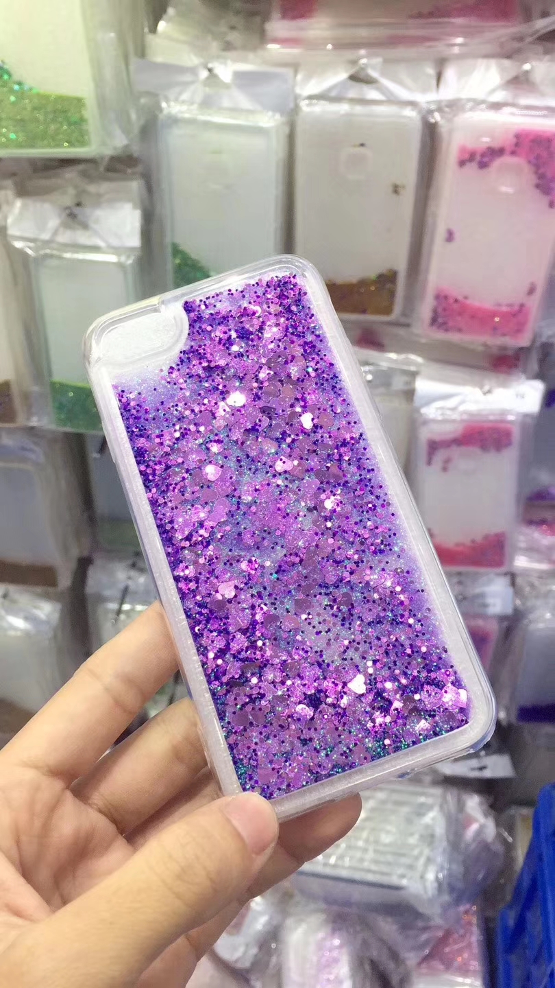 

Liquid bling case For iPhone 11pro max XS Max XR 8 7 6 6P 7P 8P Glitter TPU Soft Case Bling Bling Quicksand Series Soft Case, Leave your color