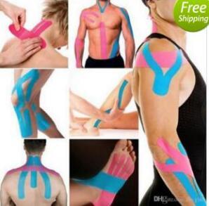 

2019 kinesiology tape Roll Cotton Elastic Adhesive Muscle Bandage Strain Injury Support Neuromuscular Sport Protective Tape, Multi