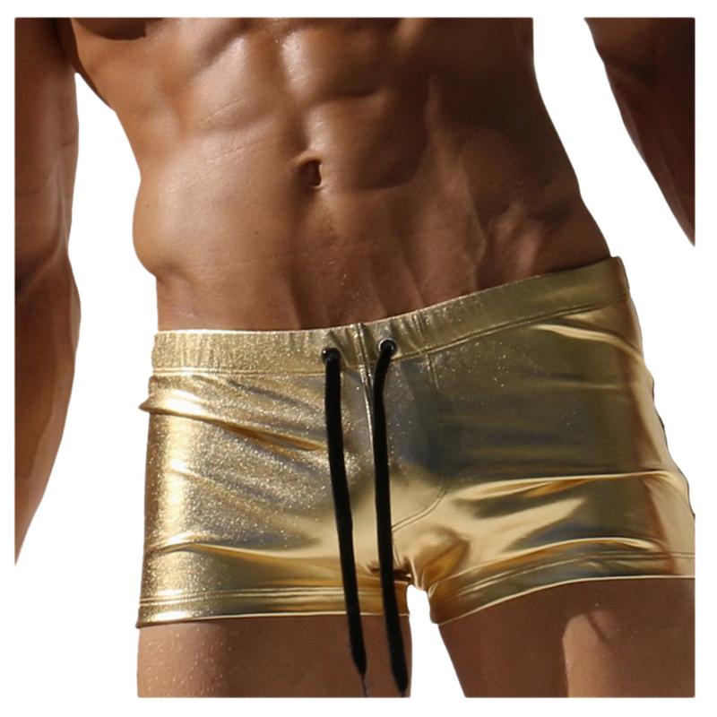 mens gold swimsuit