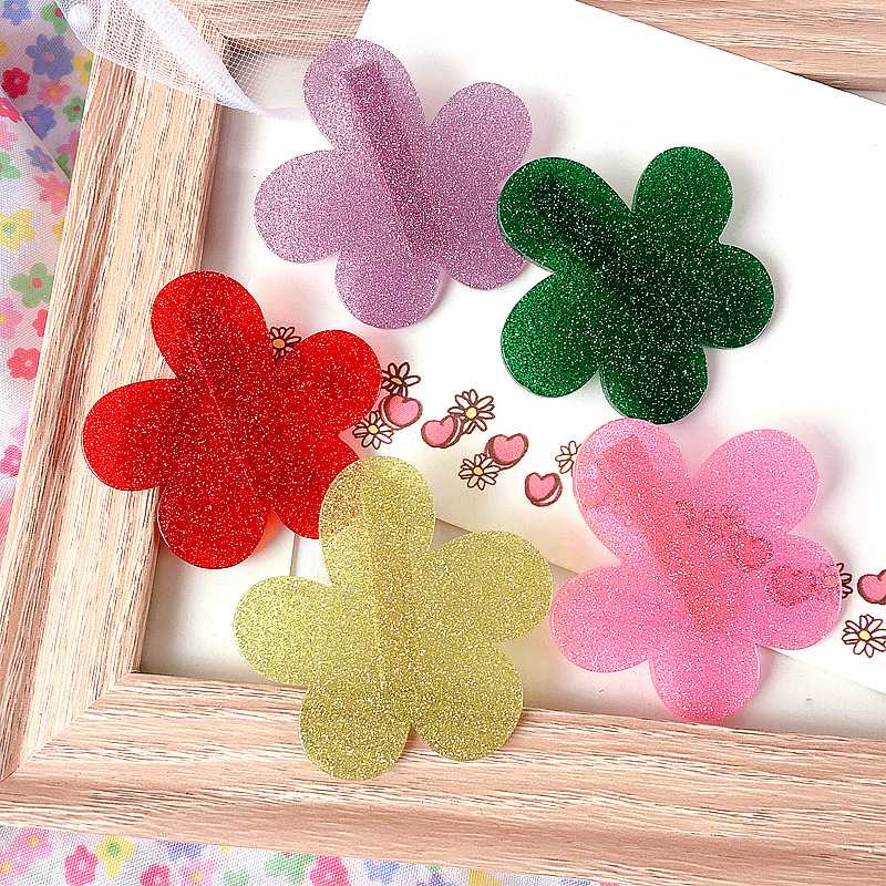 

2020 New Korea Style New Simple Girl Hairpins Simple Acrylic Flowers Hair Clips for Children Fashion Hair Accessories