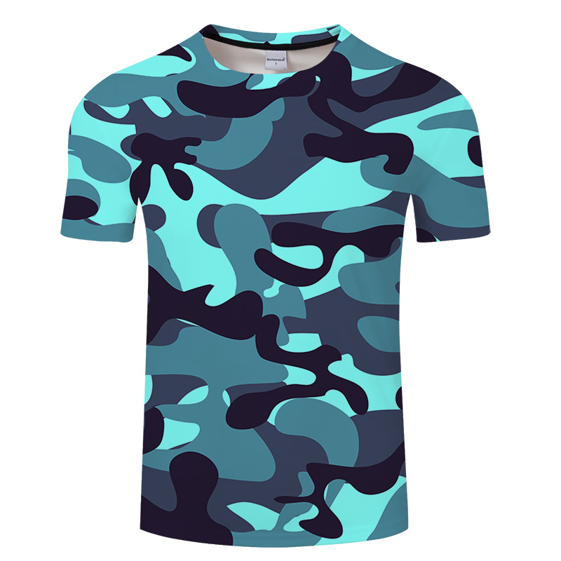 

Men' summer tactical shirt New O-collar 3D T-shirt men' casual TShirt Camouflage army T tough guy style T-shirt, Beige