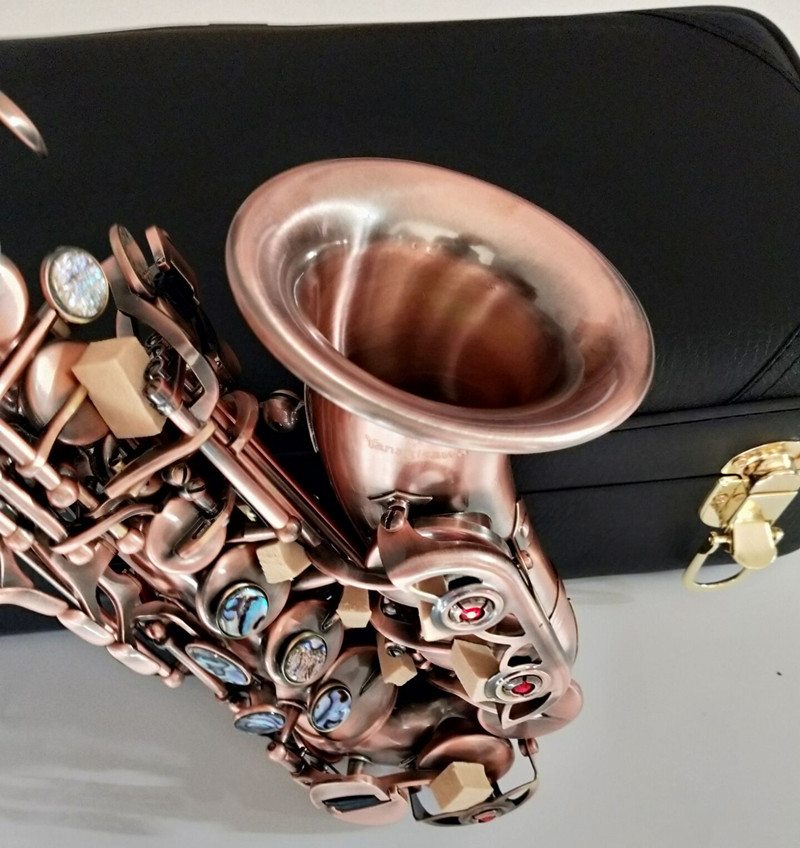 New brand Yanagisawa S-991 High-quality New curved Soprano Saxophone Bb music instrument Soprano Saxophone Professional-image-552454205