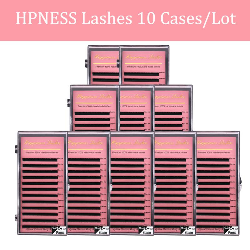 

Individual Eyelash Extension 10 Trays/Lot Silk Mink Individual Classic Soft Lashes 12 Lines/Rows For Salon