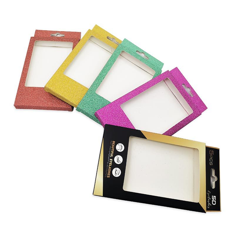 

3D Mink Eyelash 5 pairs Package Boxes False Eyelashes Packaging Empty Eyelash Box Case Lashes Box Paper Packaging