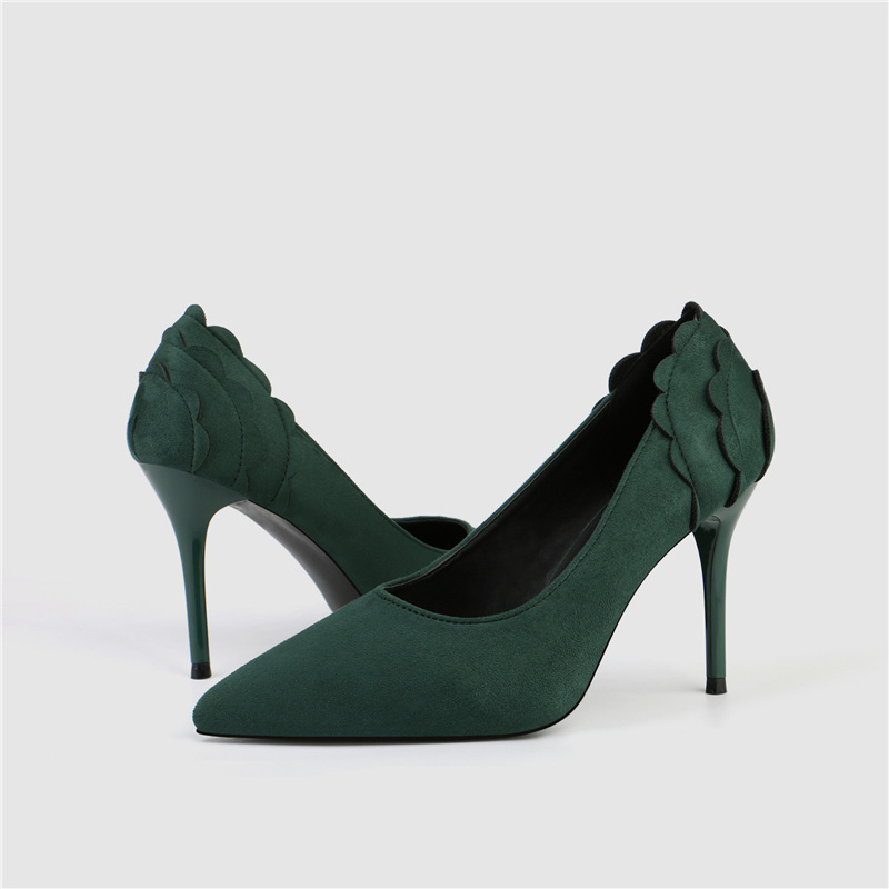 

9CM PUMPS Women's shoes Pointed European and American sexy nightclub style ladies super high heel shoes 2019 new, Black