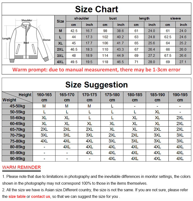 Air Force Size Chart